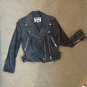 Leather Moto jacket, size small